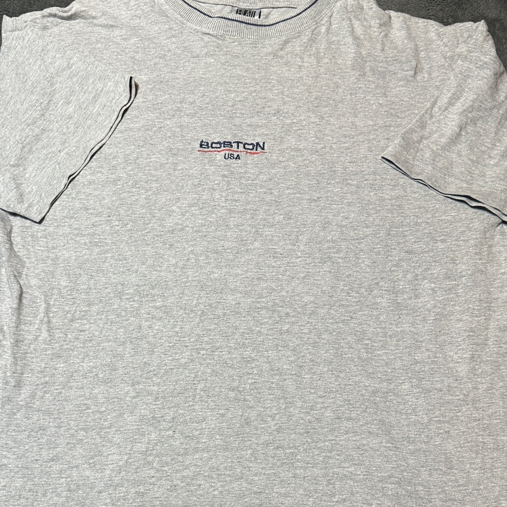 Boston USA Light Gray Men's Short Sleeve Tee